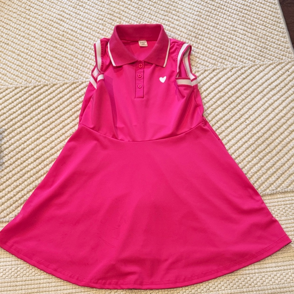 Pink Sleeveless Kids Dress
